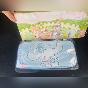 FUNDIARY Travel Carrying Case for Nintendo Switch with Cute Cartoon Dog Design